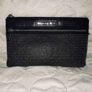 Michael Kors studded clutch
